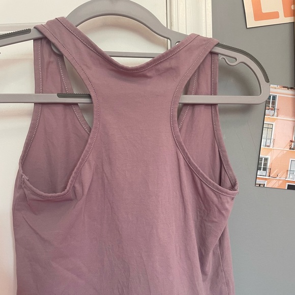 purple tank top; brand unknown; womens small - Picture 2 of 3